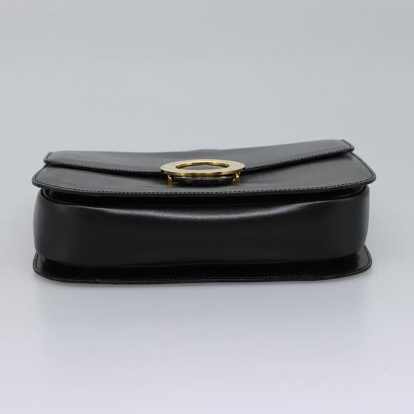 CELINE Hand Bag Leather Black Gold - Picture 9 of 13